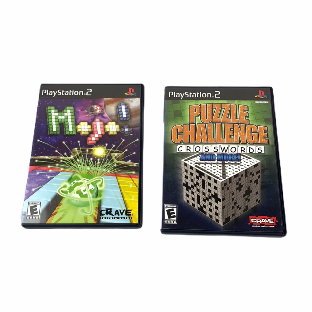 PS2 Puzzle‎ Challenge Crosswords & Mojo! Game lot